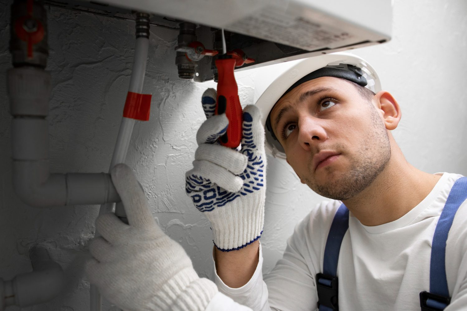 worker-repairing-water-heater (2) worker repairing water heater